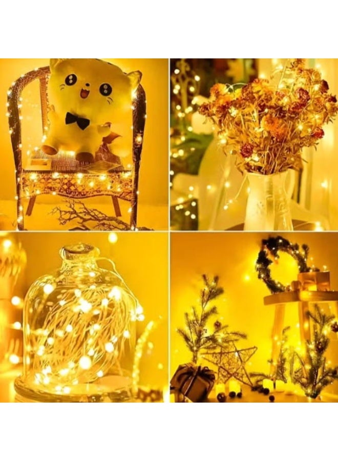 Set of 6 Decorative Light Strings with Copper Wire - Image 3